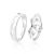 Casual CZ Crown Kings and Beggars CZ 925 Sterling Silver Promise Adjustable Ring