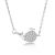 Cute CZ Little Whale Animal 925 Sterling Silver Necklace
