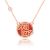 Fashion Red Agate Chinese Fa Cai Coin 925 Sterling Silver Necklace