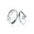 Classic CZ Hollow Film 925 Sterling Silver Adjustable Promise Ring