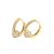Fashion CZ Knot New925 Sterling Silver Huggie Hoop Earrings