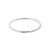 Simple 3.2mm Geometry No Plating 925 Sterling Silver Bangle