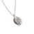 Simple Coffee Bean 925 Sterling Silver Necklace