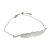 Simple Leaf Women 925 Sterling Silver Bracelet