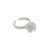 Elegant Irregular Hollow Ball 925 Sterling Silver Adjustable Ring