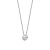 Gift CZ Pale Moon Rises 925 Sterling Silver Necklace