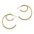 Fashion Double Layers Twisted 925 Sterling Silver Hoop Earrings
