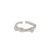 Classic Irregular Water Drop 925 Sterling Silver Adjustable Ring