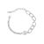 Asymmetry Chain Baroque Natural Pearl 925 Sterling Silver Bracelet