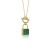 Gift Natural Malachite Agate Lock 925 Sterling Silver Necklace