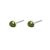 Cute Green Avocado 925 Sterling Silver Stud Earrings