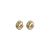 Lady Geometry CZ Circle 925 Sterling Silver Huggie Hoop Earrings