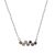 Colorful CZ Rainbow 925 Sterling Silver Necklace