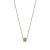 Geometry Rectangle CZ Rond Circle 925 Sterling Silver Necklace