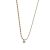 Asymmetry Irregular Oval Beads Chain Round CZ 925 Sterling Silver Necklace