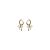 Party CZ Bowknot 925 Sterling Silver Hoop Earrings