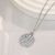 Casual Irregular Wave Round 925 Sterling Silver Necklace