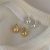 Lady Irregular Waterdrop Shape 925 Sterling Silver Stud Earrings
