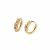 Geometry Rectangle CZ 925 Sterling Silver Stacker Hoop Earrings