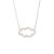 Casual Hollow CZ Could 925 Sterling Silver Necklace