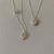 Holiday Sea Shell Round Pearls925 Sterling Silver Necklace