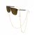 Custom Silver Link Glasses Round Shell Pearl Hollow Cloud Glasses Straps Lanyard Custom Sunglasses Strap 