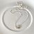 Honey Moon Simple Hollow Heart 925 Sterling Silver Necklace
