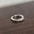 Simple Twisted Rope 925 Sterling Silver Fashion Adjustable Ring
