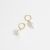 Boucles d'oreilles pendantes en argent sterling 925 avec perles naturelles irrégulières baroques décontractées