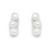 Boucles d'oreilles en argent sterling 925 avec perle blanche ronde