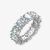 Fashion Oval Created High Carbon Diamond CZ 925 Sterling Silver Ring
