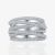 Fashion Multi Layers CZ Cross Wide 925 Sterling Silver Adjustable Ring