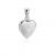 Cute Children Footprint Heart 925 Sterling Silver Locket Necklace Pendant