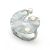 Lotus Leaf Handmade Natural Pearl 925 Sterling Silver Adjustable Dewdrop Ring