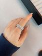 Fashion Oval Created High Carbon Diamond CZ 925 Sterling Silver Ring