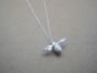 Fashion Simple Wasp Elegant Bee 925 Sterling Silver Necklace