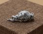 Винтажное панк-череп с ожерельем из стерлингового серебра 925 пробы